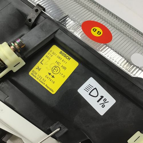 　純正ヘッドライト　LH 　　ALFA155　(左通行仕様　新品)  *光軸調整モーター付　　 60613352