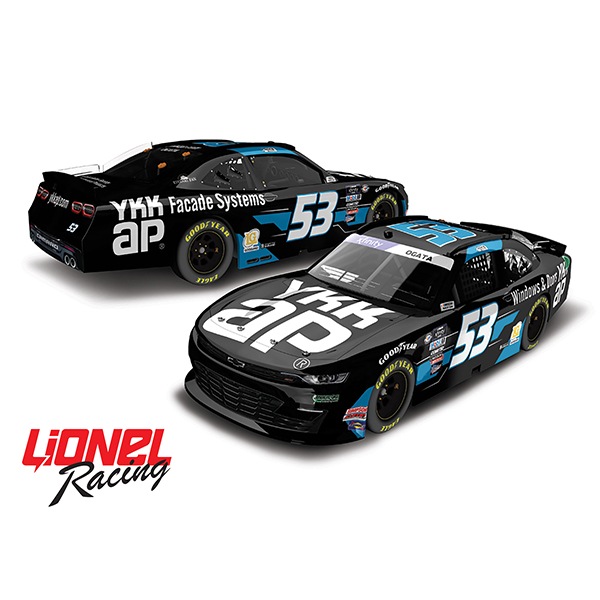 【第6弾】NASCAR Xfinityシリーズ モデルカー　YKK AP CHEVEROLET CAMARO　A.OGATA　#53　1:24スケール