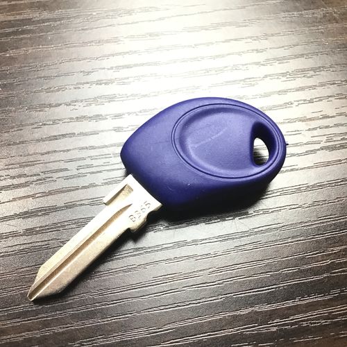 純正品 ブランクキー （CODE-1イモビライザーチップ付） FIAT PANDA