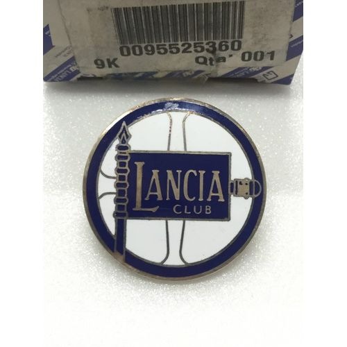 純正品　フェンダーバッジ　’LANCIA　CLUB’　95525360