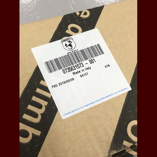 純正品　ABARTH695　BIPOSTO用ルーフスポイラー　735631573　(要塗装、鈑金)
