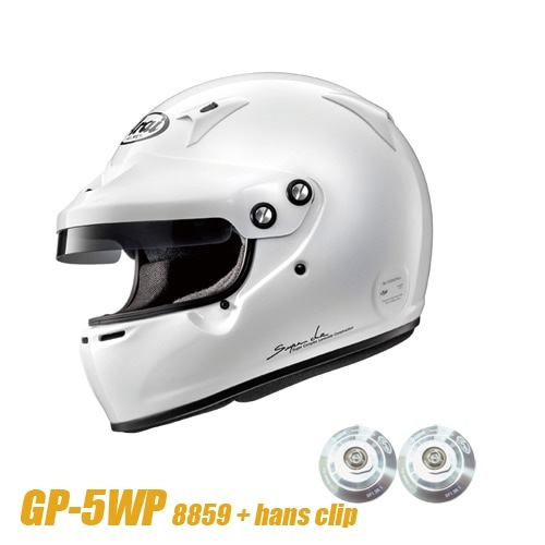 Arai (アライ) ヘルメット GP-5WP 8859 + ハンスクリップ セット