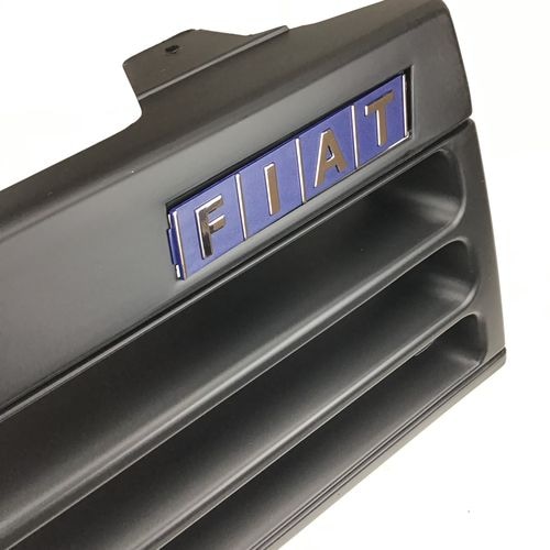 純正品+社外品　ラジエターグリルキット　FIAT　PANDA(141)　後期　＊純正FIATエンブレム+メッキモール付　　7710208　7695310　7710207
