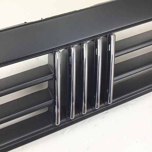 純正品+社外品　ラジエターグリルキット　FIAT　PANDA(141)　後期　＊純正FIATエンブレム+メッキモール付　　7710208　7695310　7710207