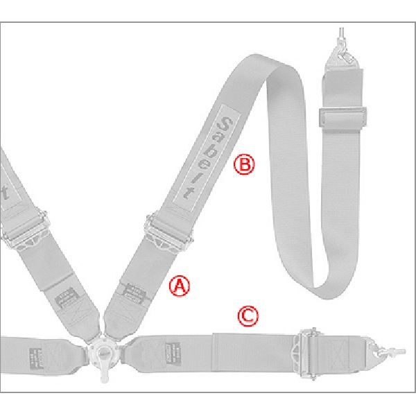 SABELT/サベルト サルーンカーハーネス4点式　RHD用