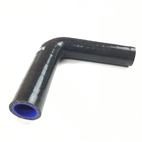 汎用品　samco製　シリコンレデュースホース（異径ホース）　90度（内径19ｍｍ/16ｍｍ　長さ100mm）　黒　　40RE9019.16