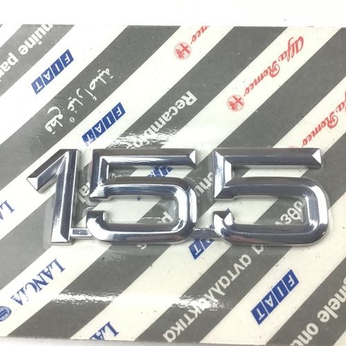 純正品　リアバッジ　155　（110ｍｍ×35mm)　　ALFA155　　60592774