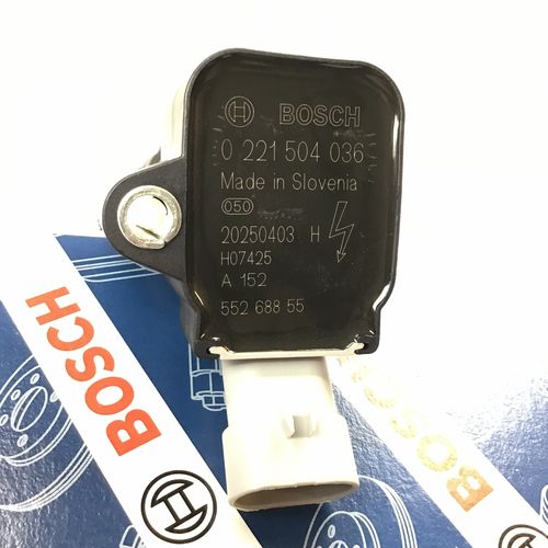 社外品　イグニッションコイル　BOSCH製　1.4TB用　ALFA　Mito、ジュリエッタ（1.4）、FIAT　500X、Grande　PUNTO　など　＊適合はお問い合わせください。　　55229959　　0221504036