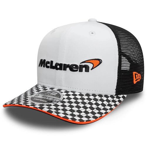 McLaren New Era Checkered Visor Trucker Hat マクラーレン ベースボールキャップ