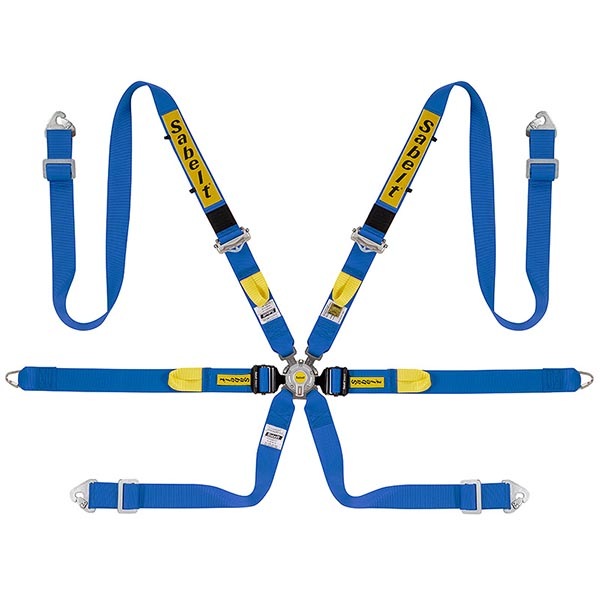 SABELT/サベルト サルーンカーハーネス6点式 HANS用