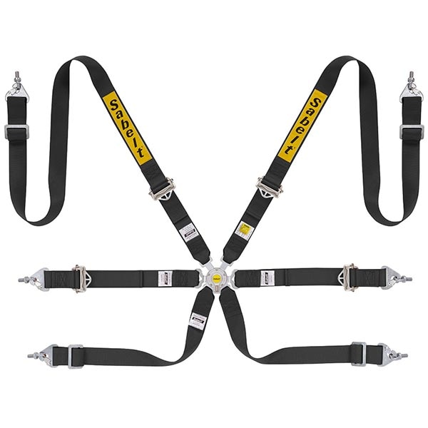 SABELT/サベルト サルーンカーハーネス6点式 HANS用 | シートベルト