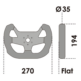 SPARCO/ステアリングホイール　F-10A 6ホール