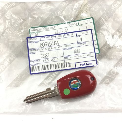 ハルピー　アルファロメオ　ALFA ROMEO　純正ブランクキー アルファロメオ ALFA ROMEO 純正ブランクキー