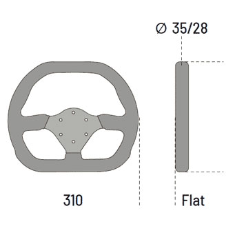SPARCO/ステアリングホイール P310