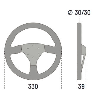 SPARCO/ステアリングホイール　R323