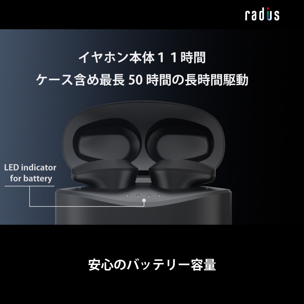 紛失補償 専売商品】HP-V500BT 重低音モデル 完全ワイヤレスイヤホン