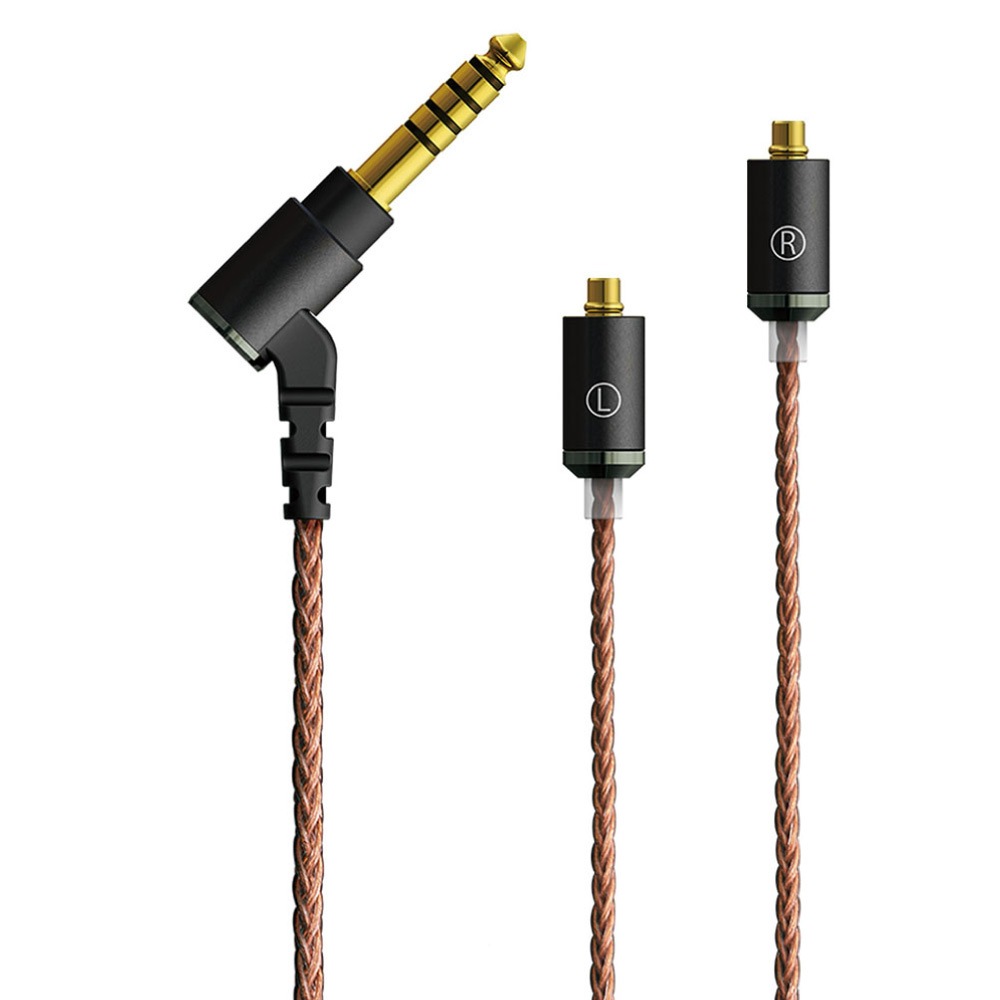 もう完璧！ 16芯 7N 高純度単結晶銅 無メッキケーブル MMCX/4.4mm