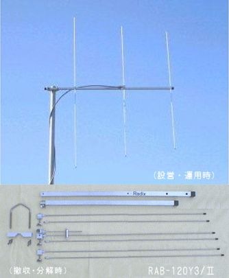 RAB-120Y3/Ⅱ （VHF帯 航空無線） 3ｴﾚ八木