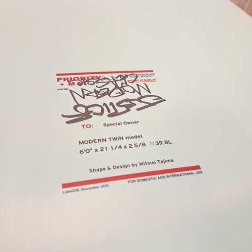 JusticeSurfboard | �����������륹�����182.9cm (6' 0")��MODERN TWIN / �����ĥ���å��㥹�ƥ��������եܡ���