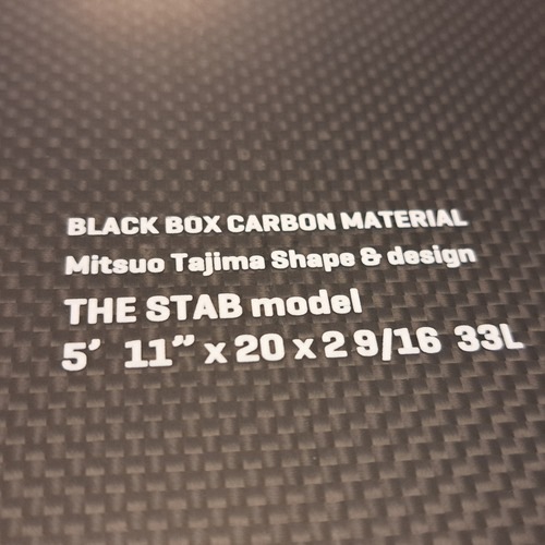 5'11" THE STAB / ��ͤε������꡼�� / BLACKBOX CARBON MATERIAL / ��ťܡ��� / ���󥹥���ǥ�