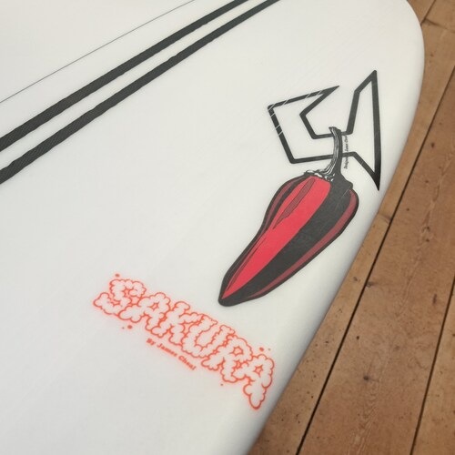 5'6 SAKURA ������ / ChilliSurfboard ���ꥵ���եܡ��� / TWIN TECH (EPS) / ��ťܡ���