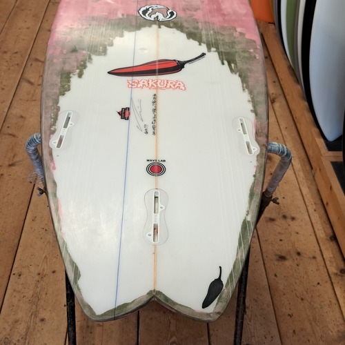 5'4 1/2 " SAKURA ������ / ChilliSurfboard ���ꥵ���եܡ��� / ��ťܡ���
