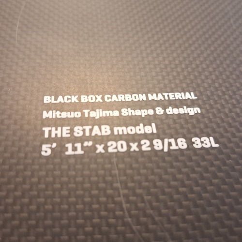 5'11" /  THE STAB �����֥�ǥ� / tajima / ��ͤε������꡼�� / BLACKBOX CARBON MATERIAL / ��ťܡ���