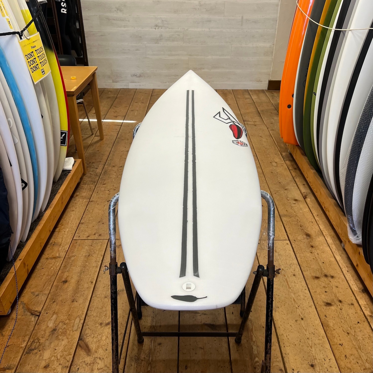 5'7" �����ȥ�åȥ������JUSTICESURFBOARD��STEP DOWN JP��ǥ��TWINTECH EPS�å��ꥢ