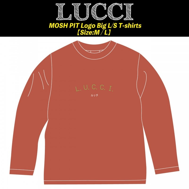 LUCCI��MOSH PIT Logo Big L/S T-shirts
