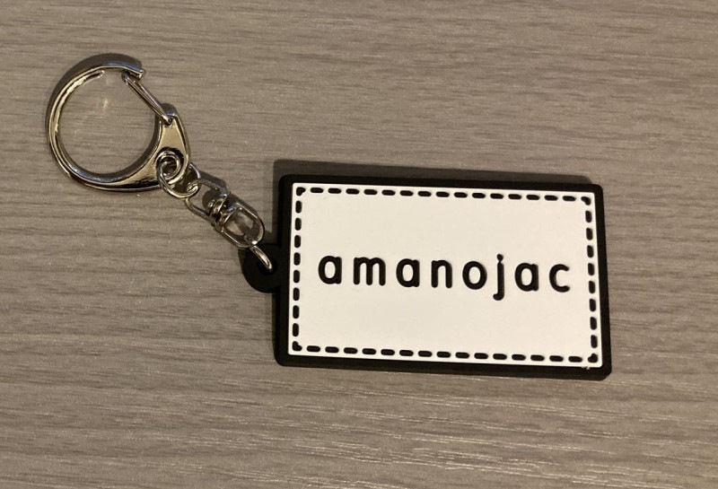 amanojac Logo Rubber KeyChain