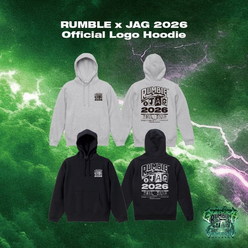 RUMBLExJAG 2026 Official Logo Hoodie