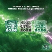 RUMBLExJAG 2026 Official Logo Sticker