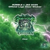 RUMBLExJAG 2026 Official Logo Clear Sticker