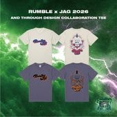 RUMBLExJAG 2026 AND THROUGH DESIGN COLLABORATION Tee