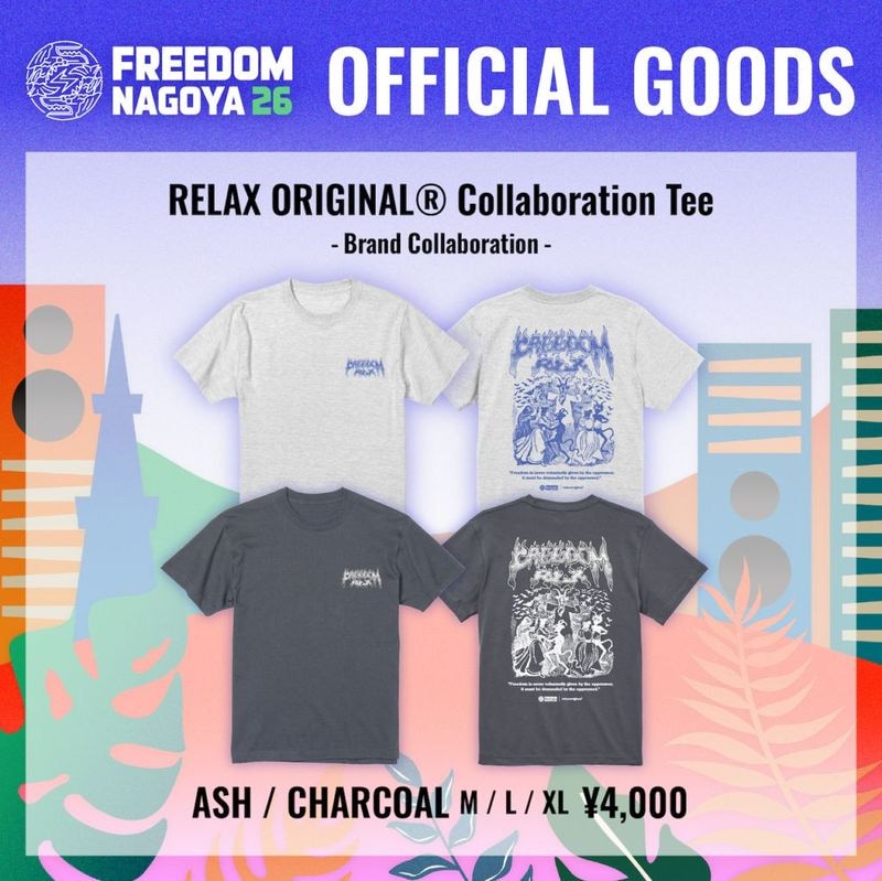 FREEDOM NAGOYA 2026 RELAX ORIGINAL��� Collaboration Tee