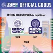 FREEDOM NAGOYA 2026 Official Logo Sticker