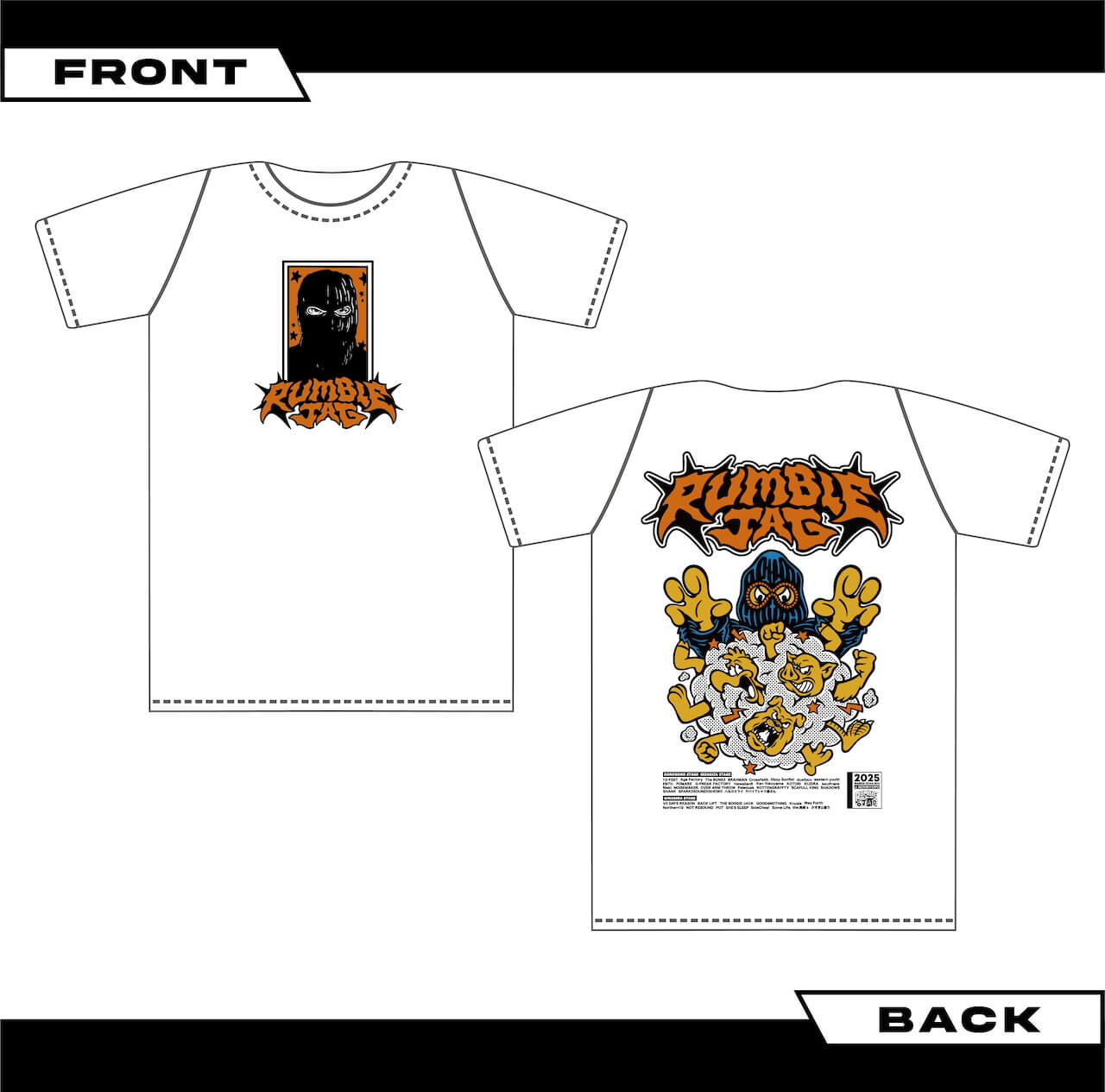 RUMBLE��JAG 2025 OZWORKS Tee