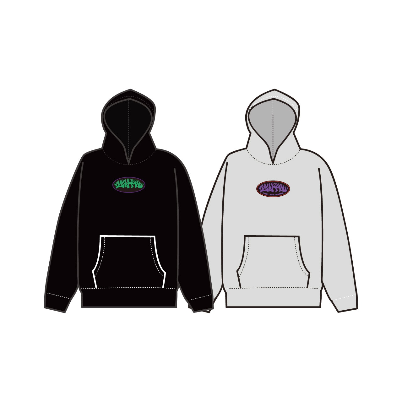 ENTH Burn Logo Hoodie