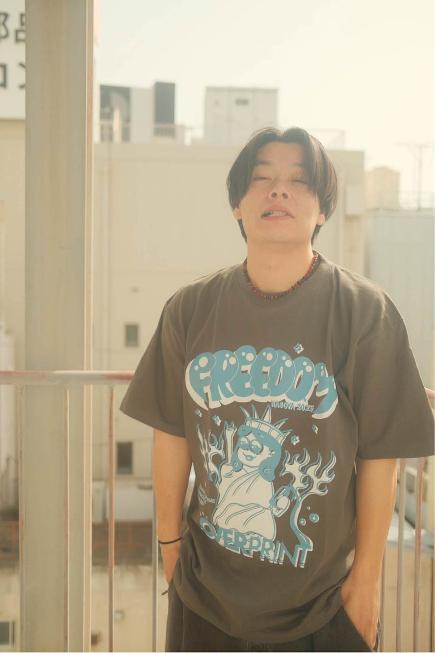 FREEDOM NAGOYA 2025 over print Collaboration Tee