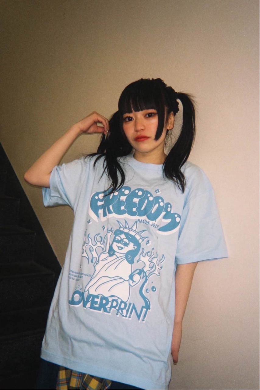 FREEDOM NAGOYA 2025 over print Collaboration Tee