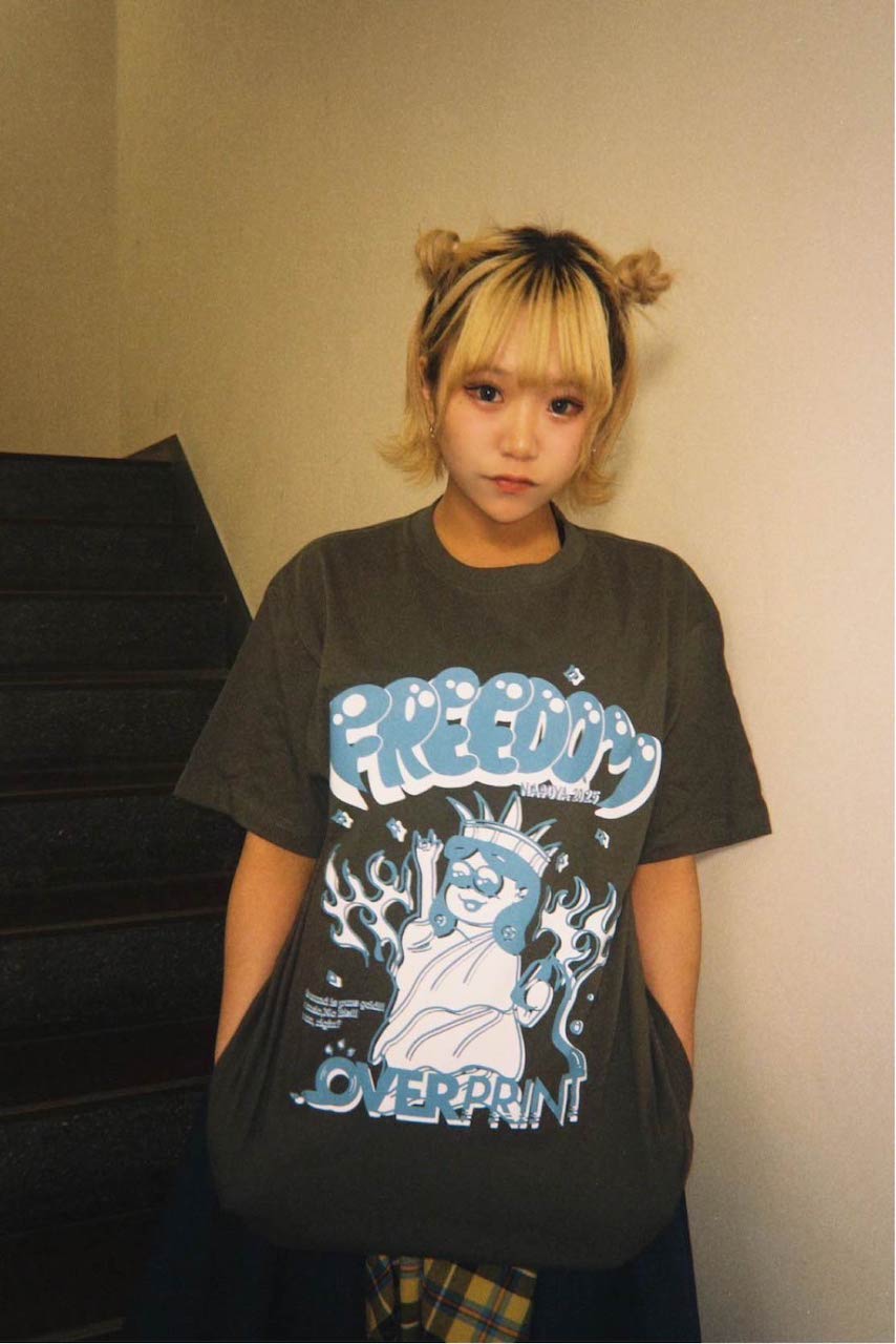 FREEDOM NAGOYA 2025 over print Collaboration Tee