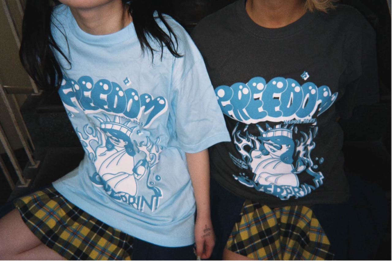FREEDOM NAGOYA 2025 over print Collaboration Tee