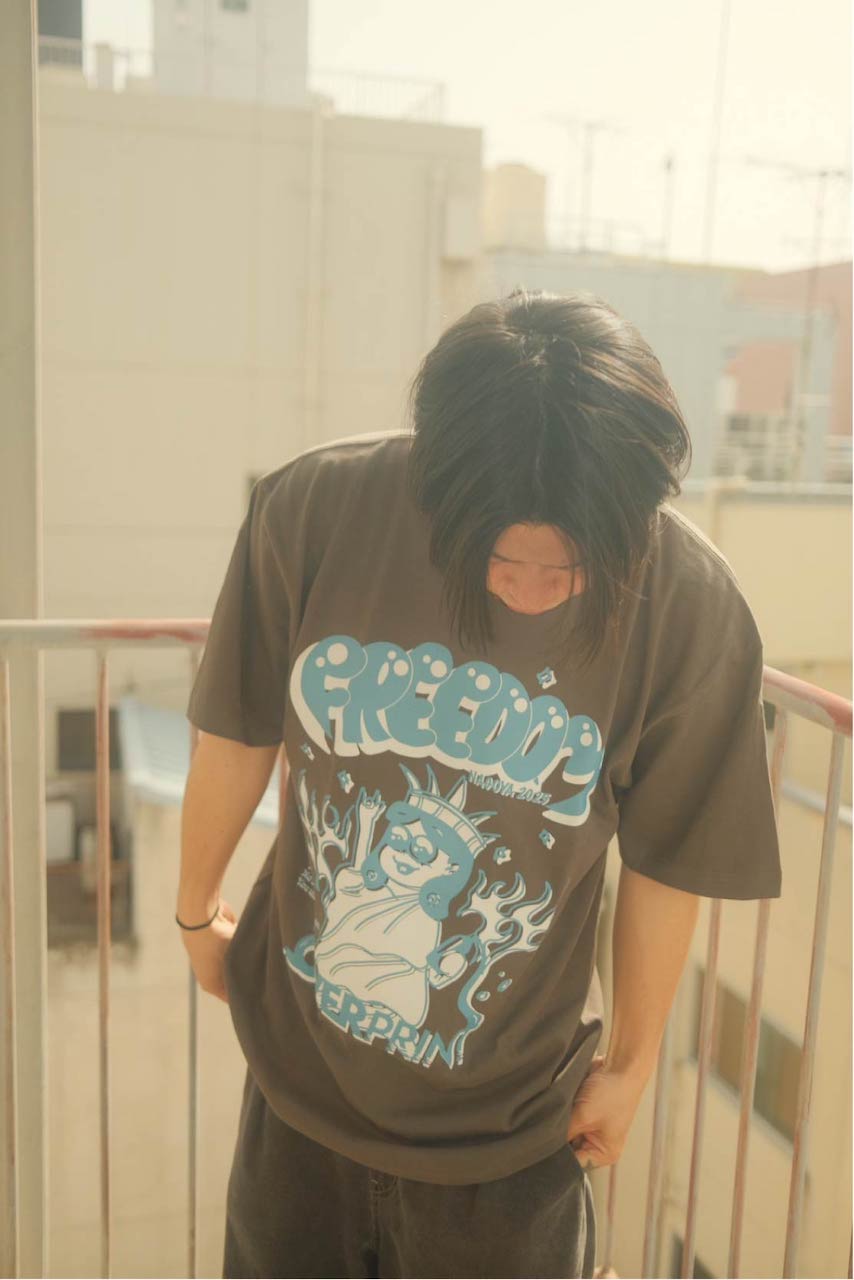 FREEDOM NAGOYA 2025 over print Collaboration Tee