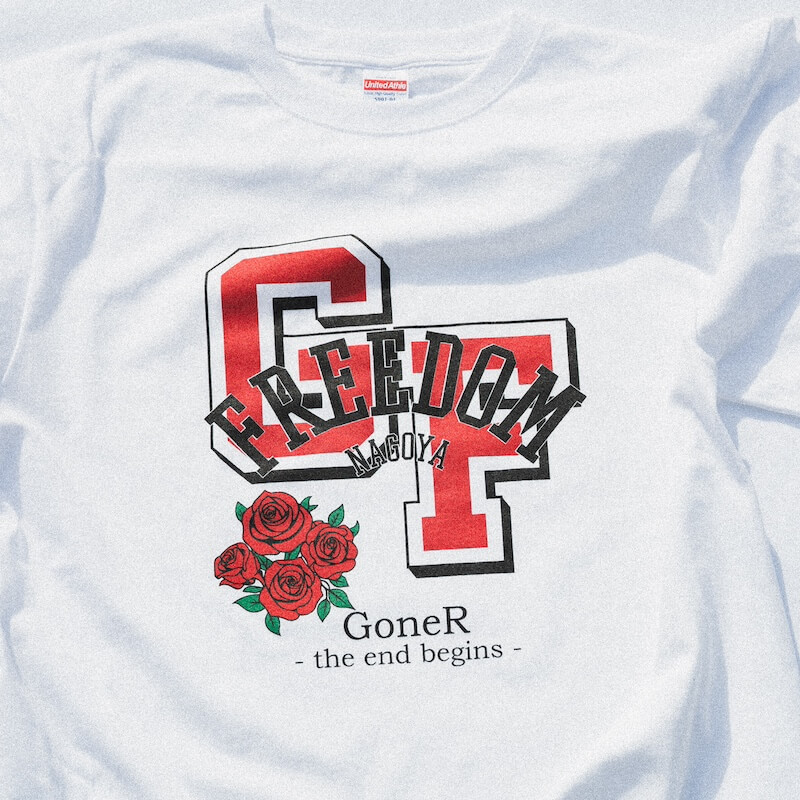 Goner �� FREEDOM NAGOYA 2024 -15th Anniversary-Collaboration T-shirt