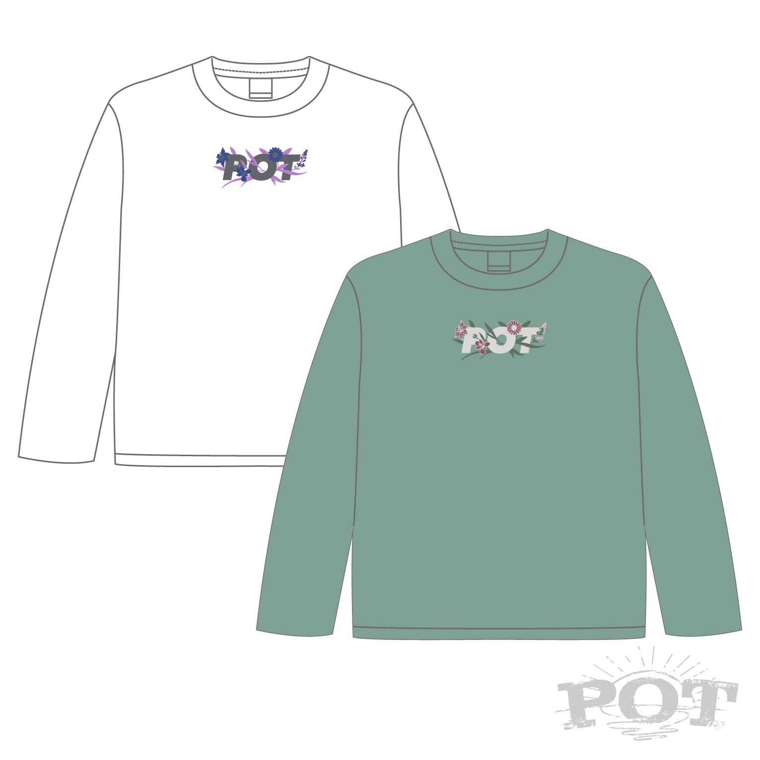 POT �ե� L/S Tee