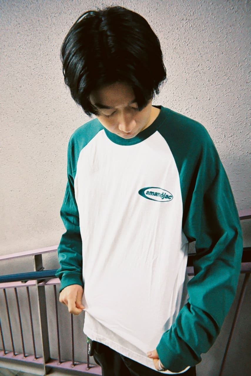 amanojac �ɽ� Raglan L/S T-Shirt