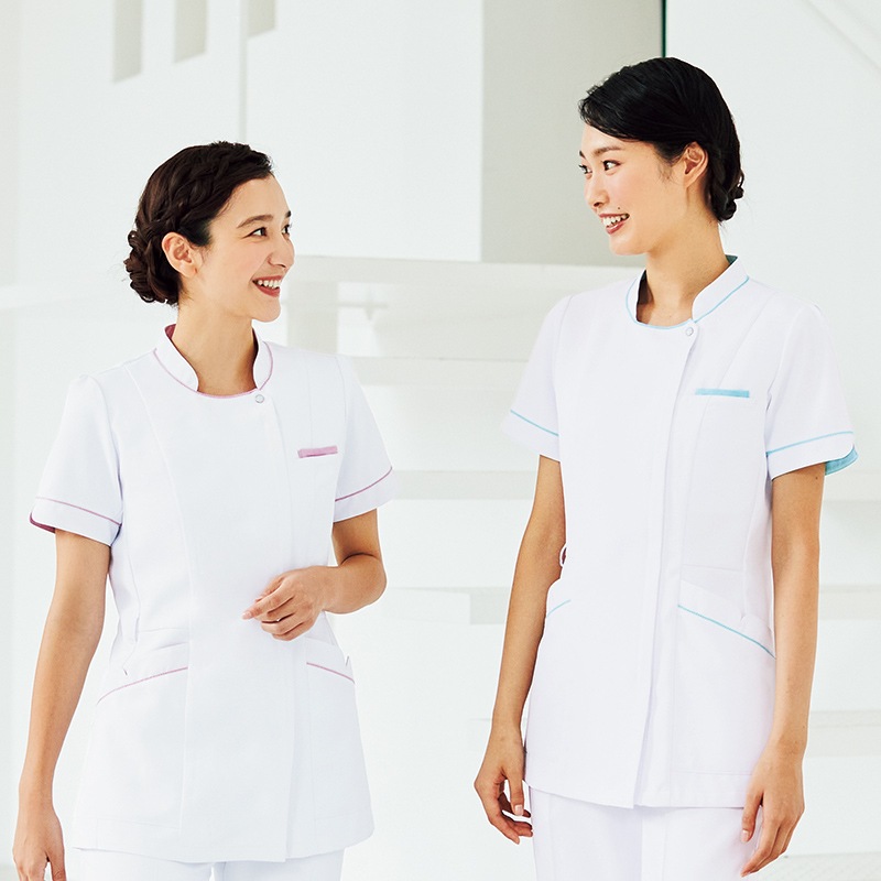 レディスジャケット[ホワイト×センシティブローズ]