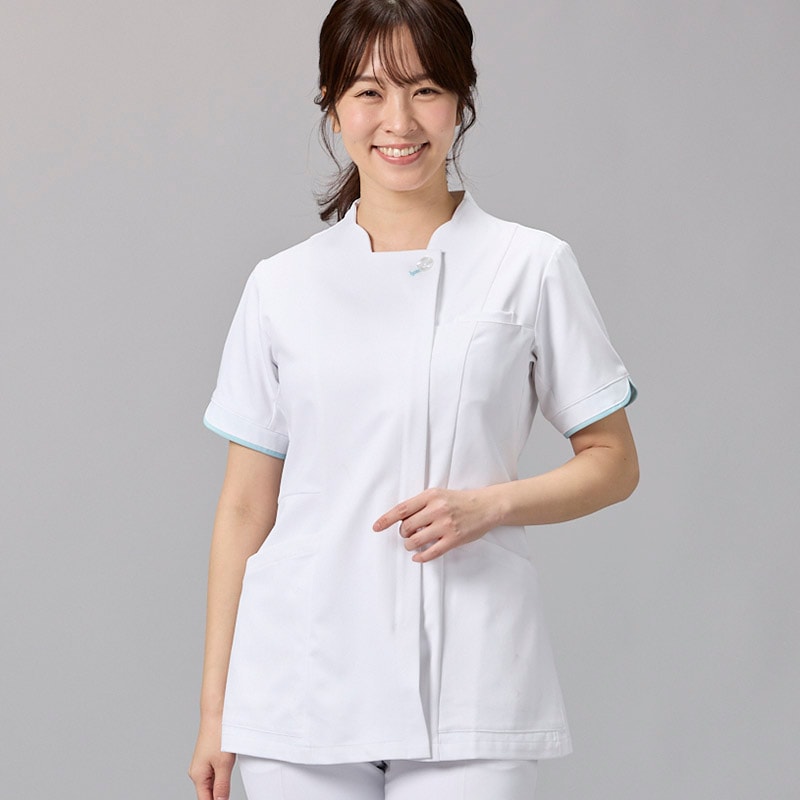 レディスジャケット[ホワイト×ミント]