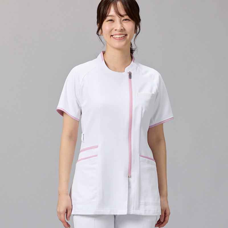 レディスファスナースクラブ[ホワイト×センシティブローズ]