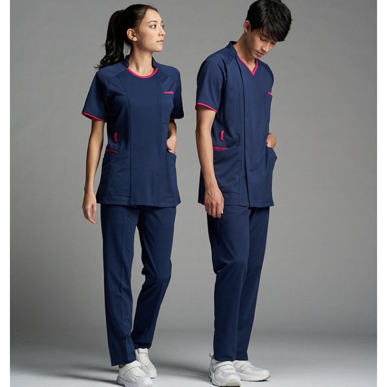 Ath-Medical レディステーパードパンツ[ネイビー]